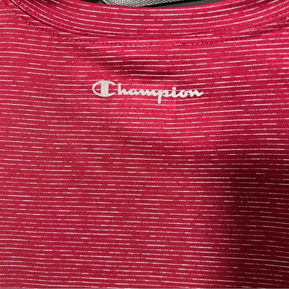 Champion Men's Heathered Red Short Sleeve Tee medium - Picture 6 of 8
